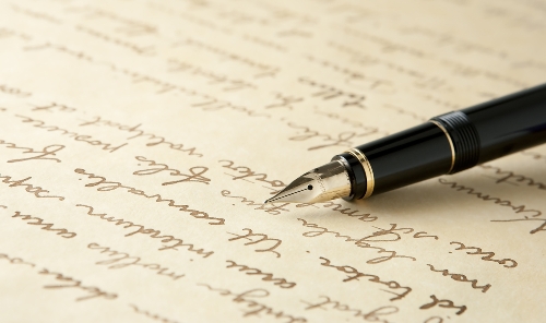 pluma escribir poesía