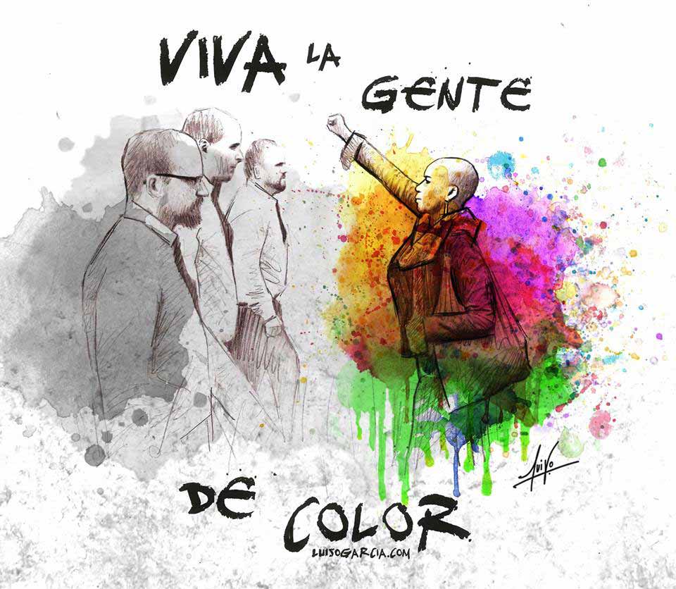 Ilustración Luiso Garcia, en homenaje a Tess Asplund