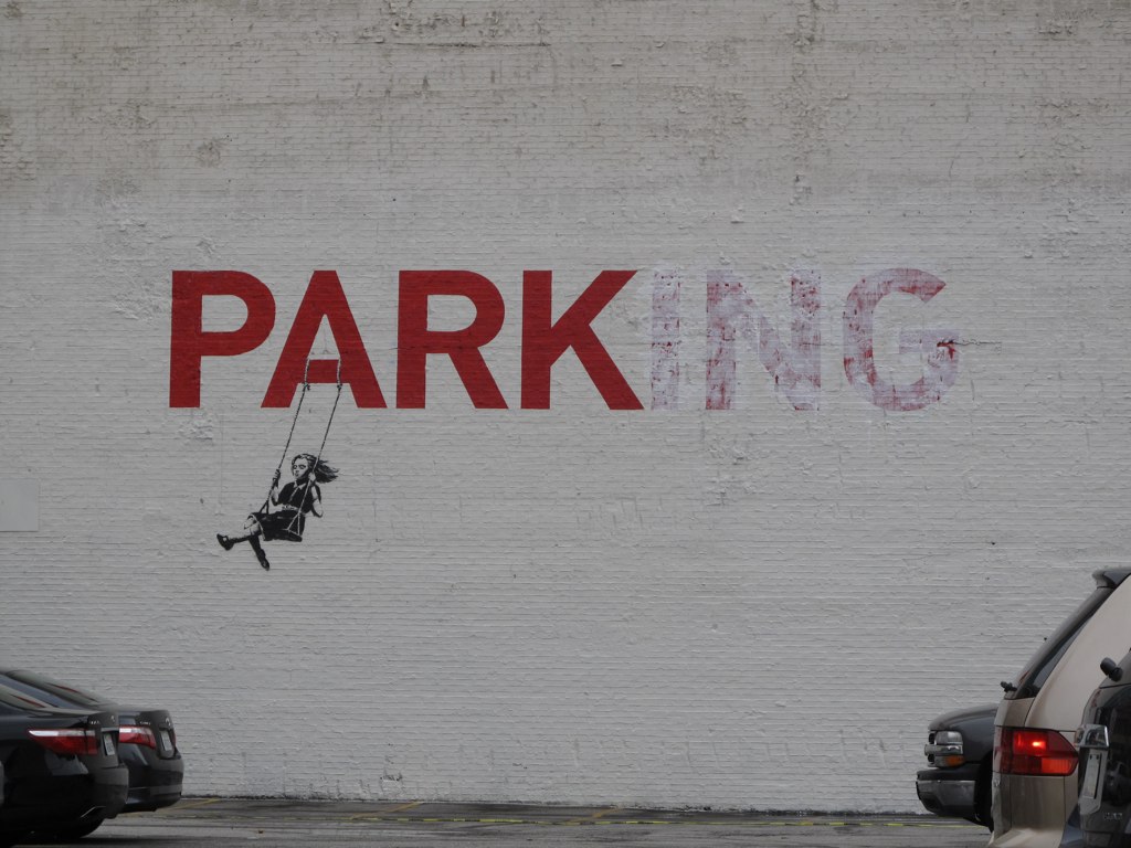Parking graffiti