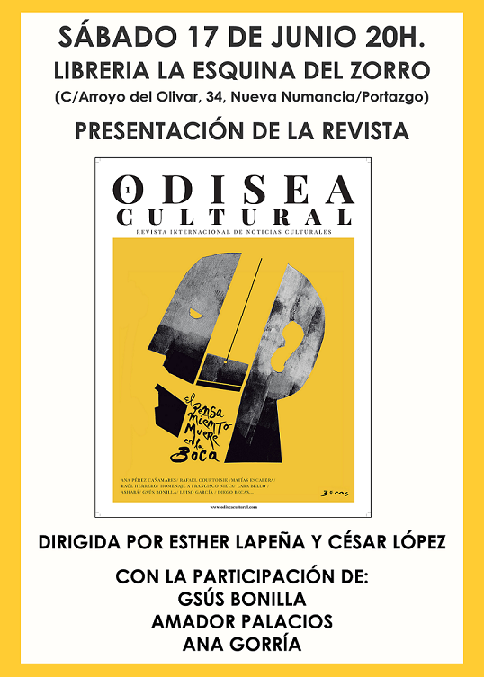 cartel Presentacion revista Odisea Cultural