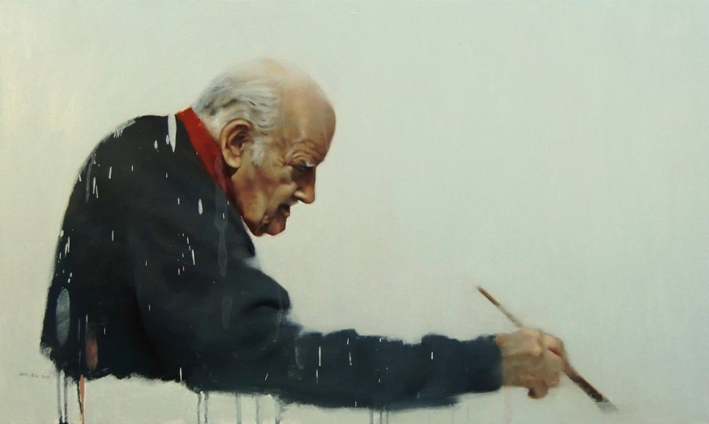 Óleo sobre lienzo. 100 x 60 cm. Jair Leal 2012.