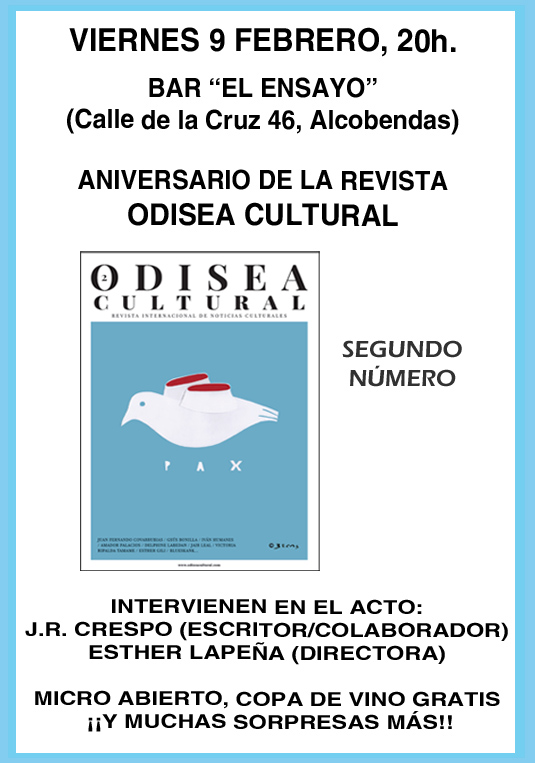 cartel revista Odisea 2018 Alcobendas