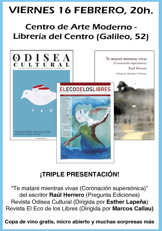 cartel revista Odisea 2018 CentroArte