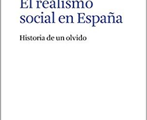 realismo social en España. Cubierta libro.