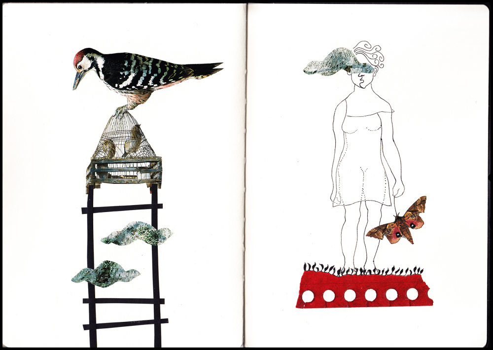 Mar Lozano. Cuaderno Collages.