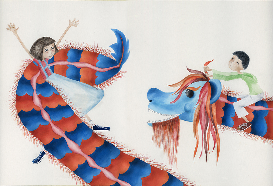 Ilustración de Raquel Rabasco Cuando Piluca bailaba