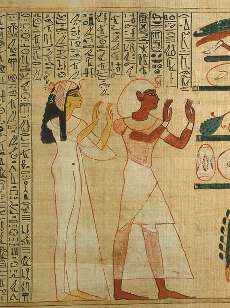 Herihor, venerando al dios Osiris.