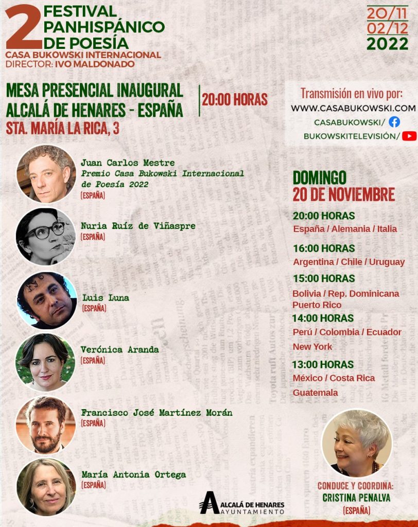 Segunda edición del Festival Panhispánico de Poesía 2022 odisea cultural