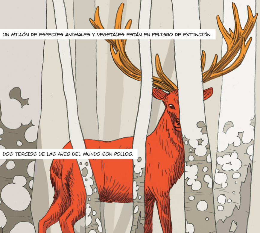 viñeta de La Gran Negación, de Roberto Grossi, Odisea cultural